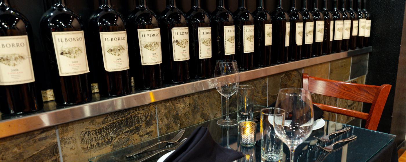 Il Borro, behind the bar