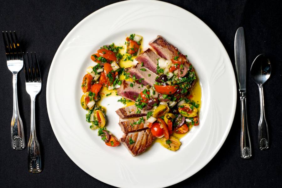 Seared tuna